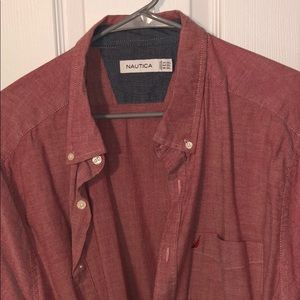 Nautica men’s casual button down shirt.